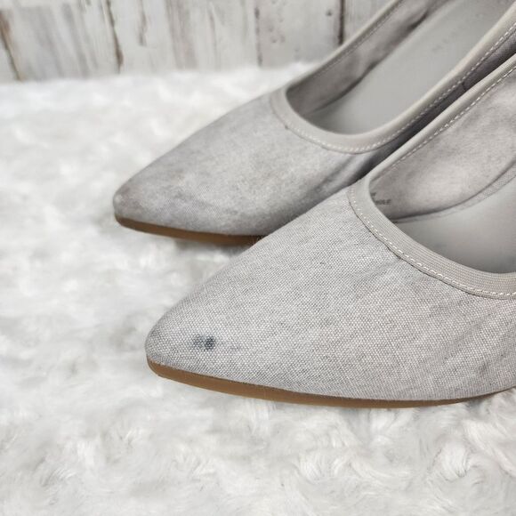 Lori Goldstein Yarrow Pump Heels Gray Size 9.5 - Picture 4 of 10